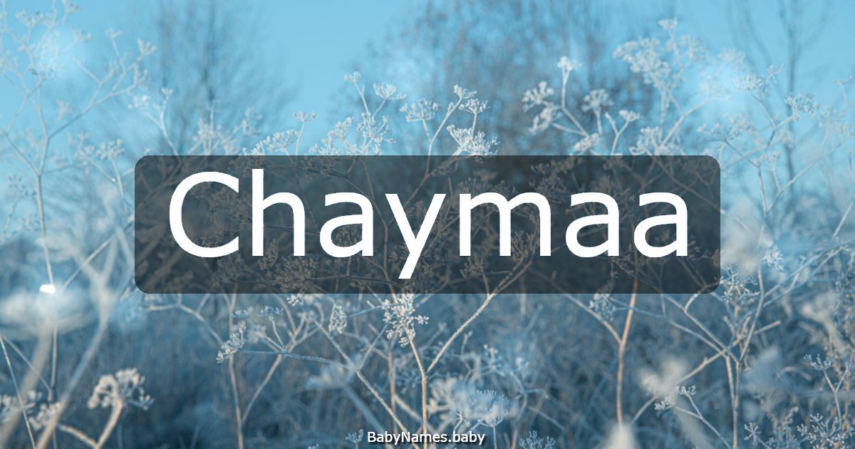 Chaymaa