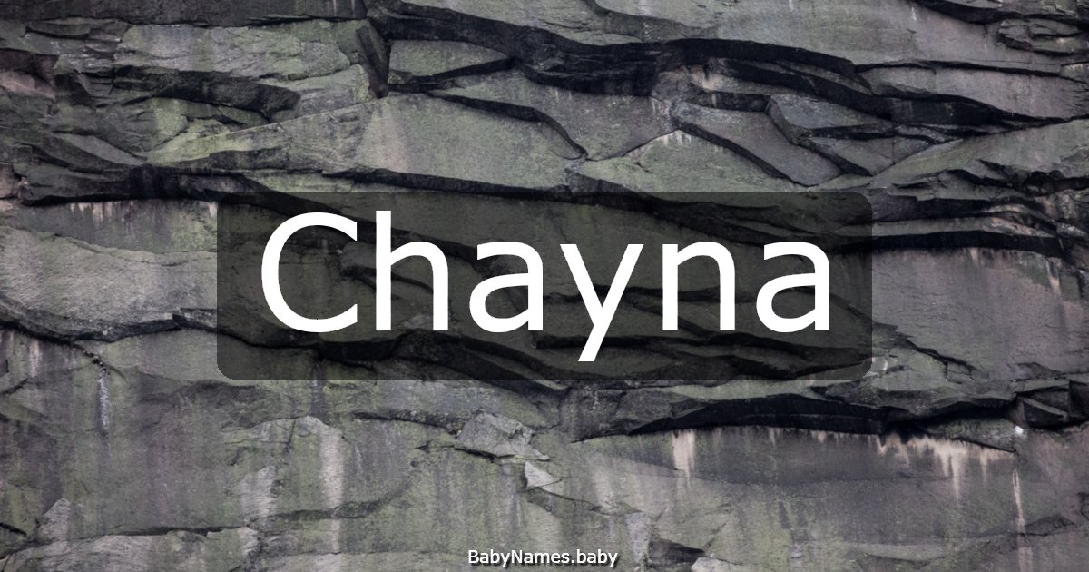 Chayna
