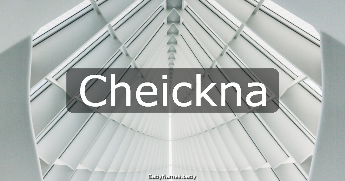 Cheickna
