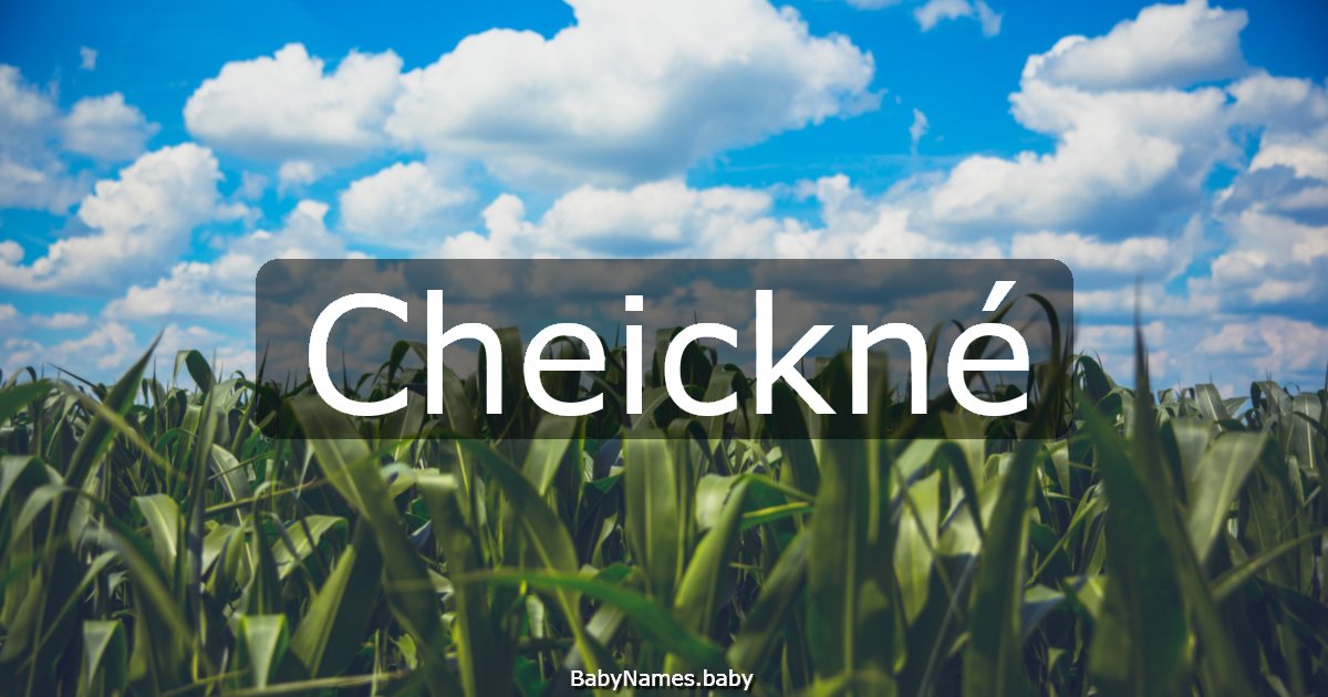 Cheickné