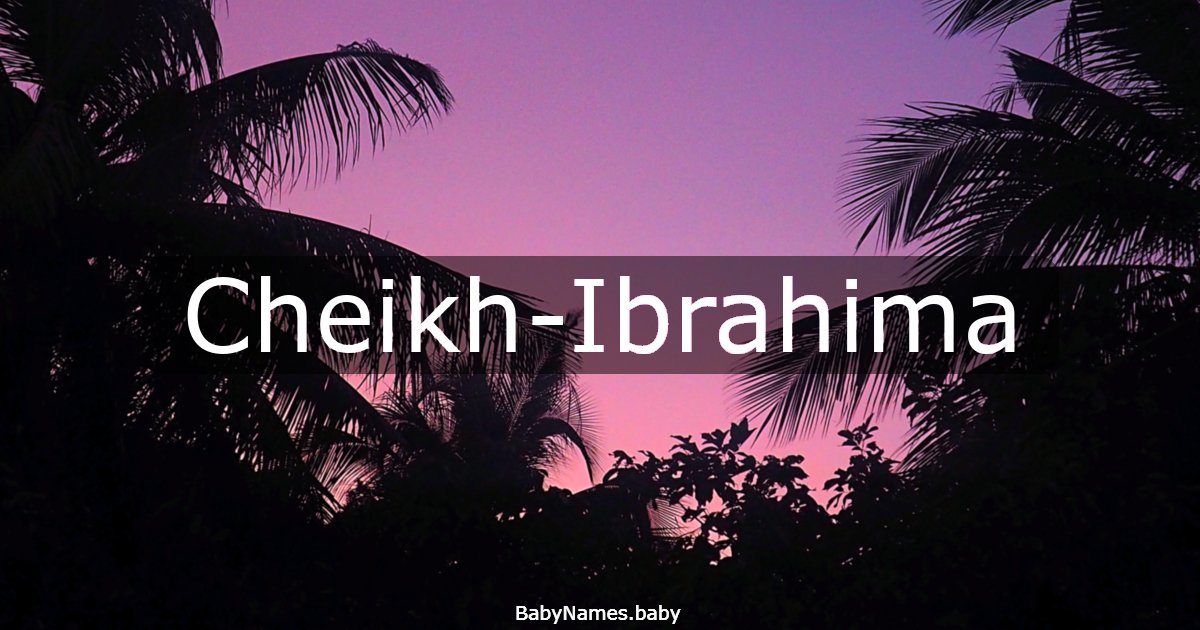 Cheikh-Ibrahima