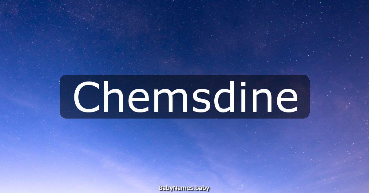 Chemsdine