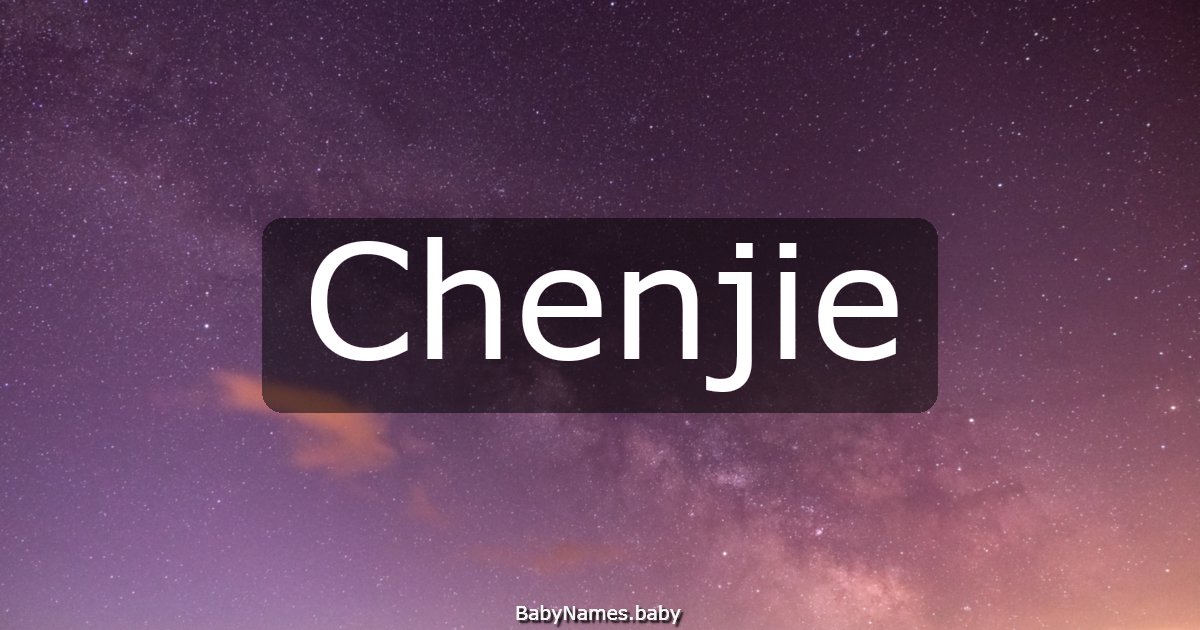 Chenjie
