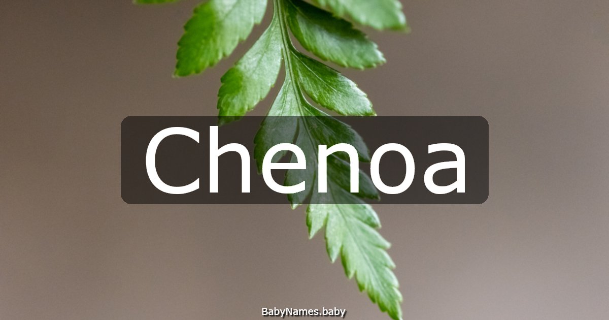 Chenoa