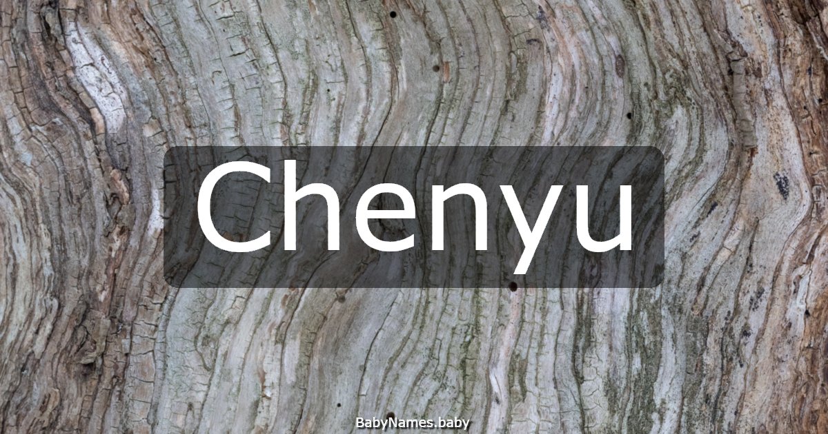 Chenyu