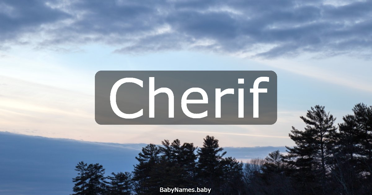 Cherif