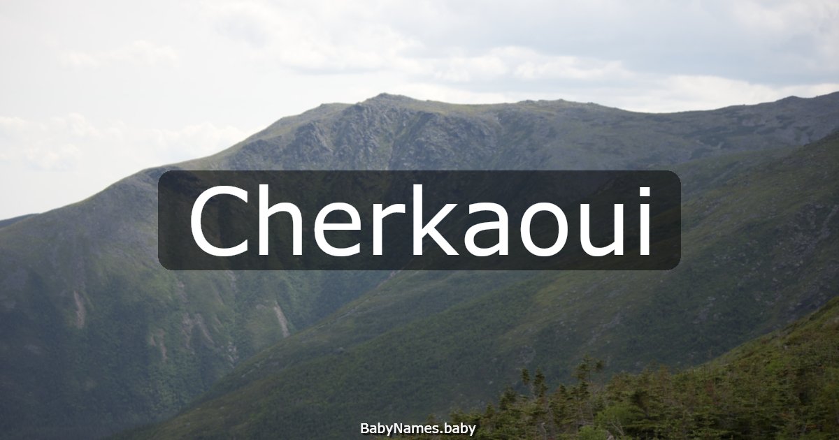 Cherkaoui