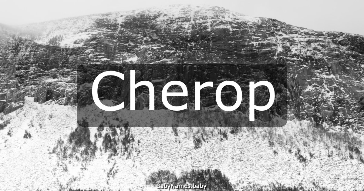 Cherop