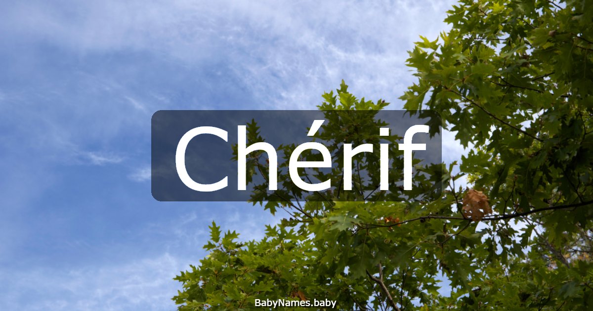 Chérif