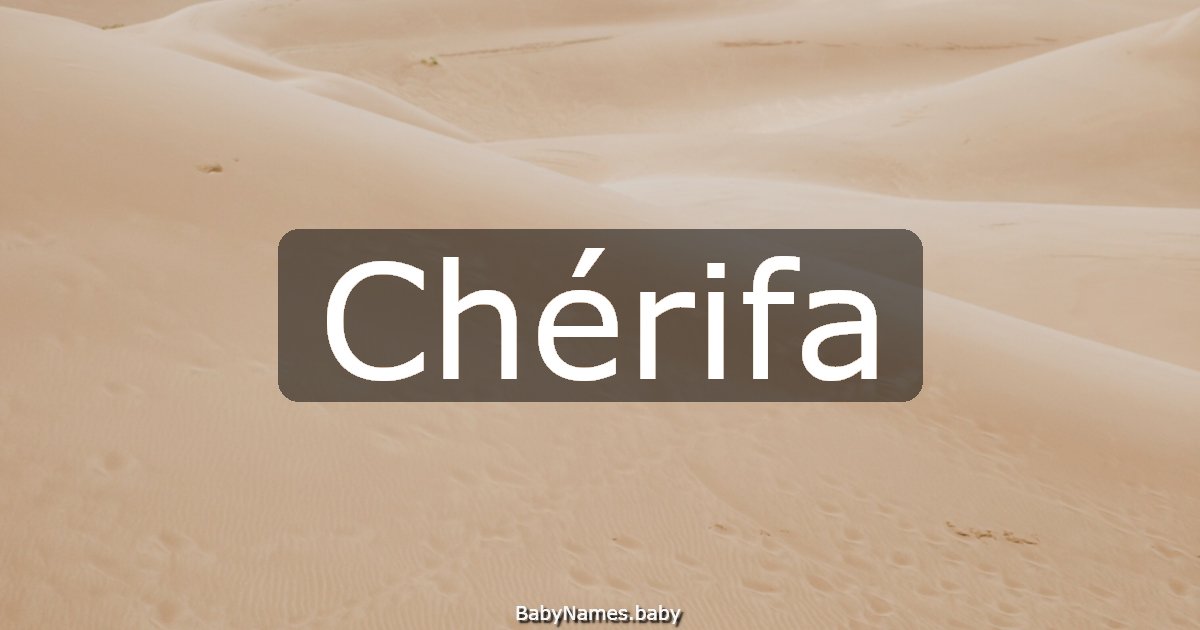 Chérifa