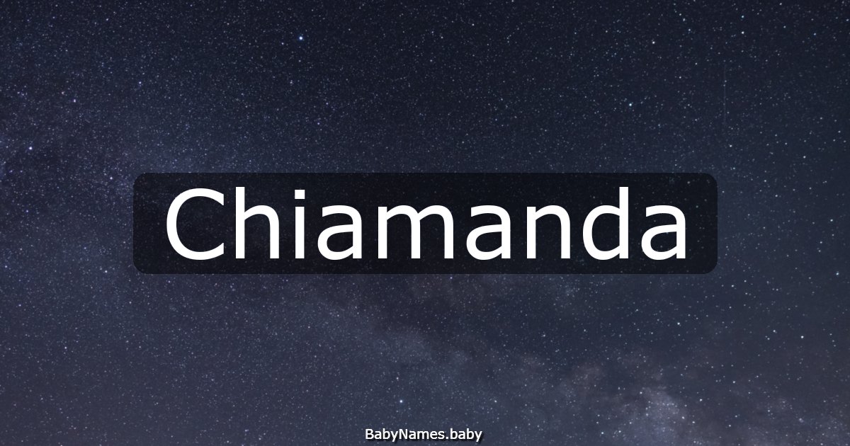 Chiamanda