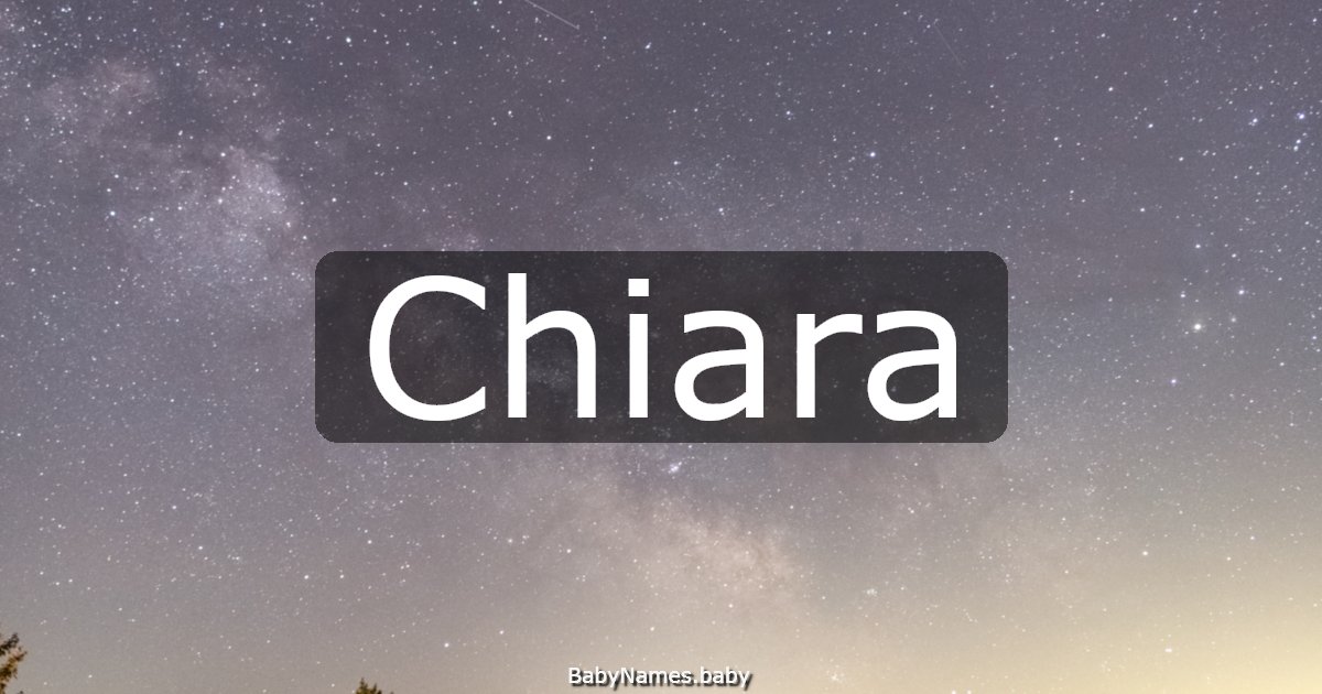 Chiara
