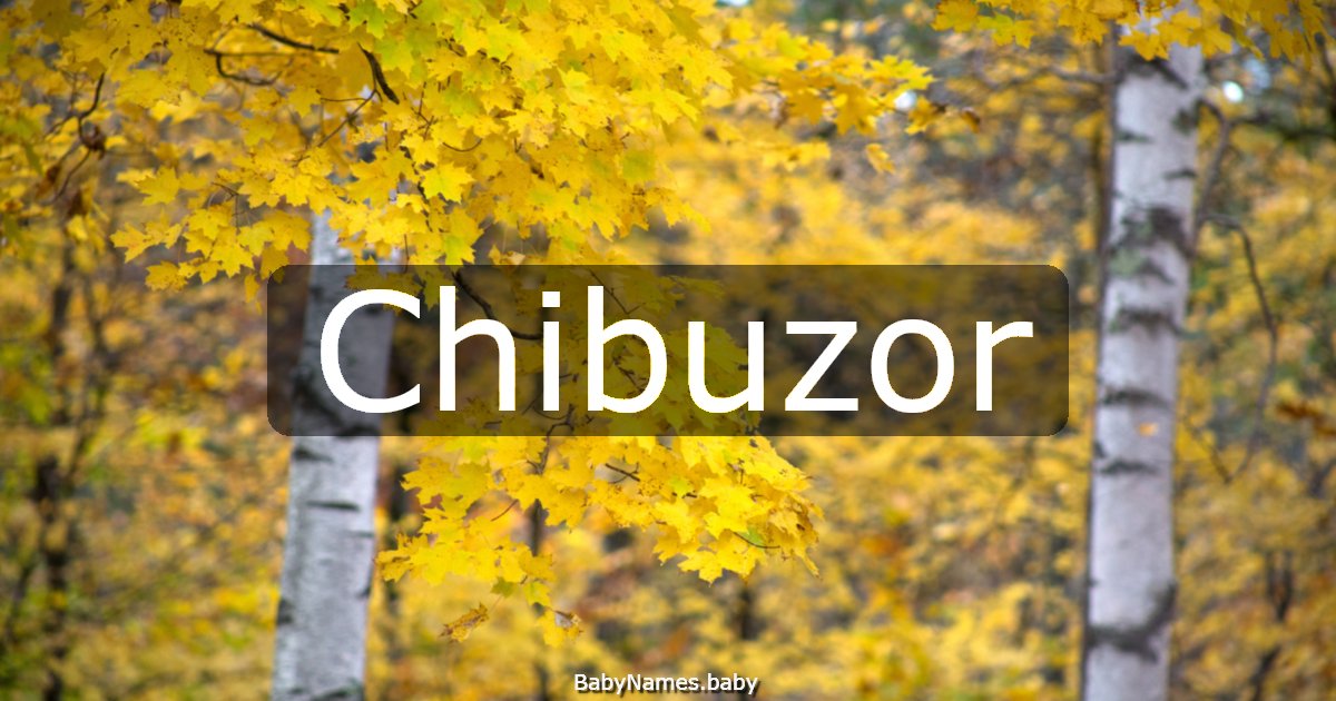 Chibuzor
