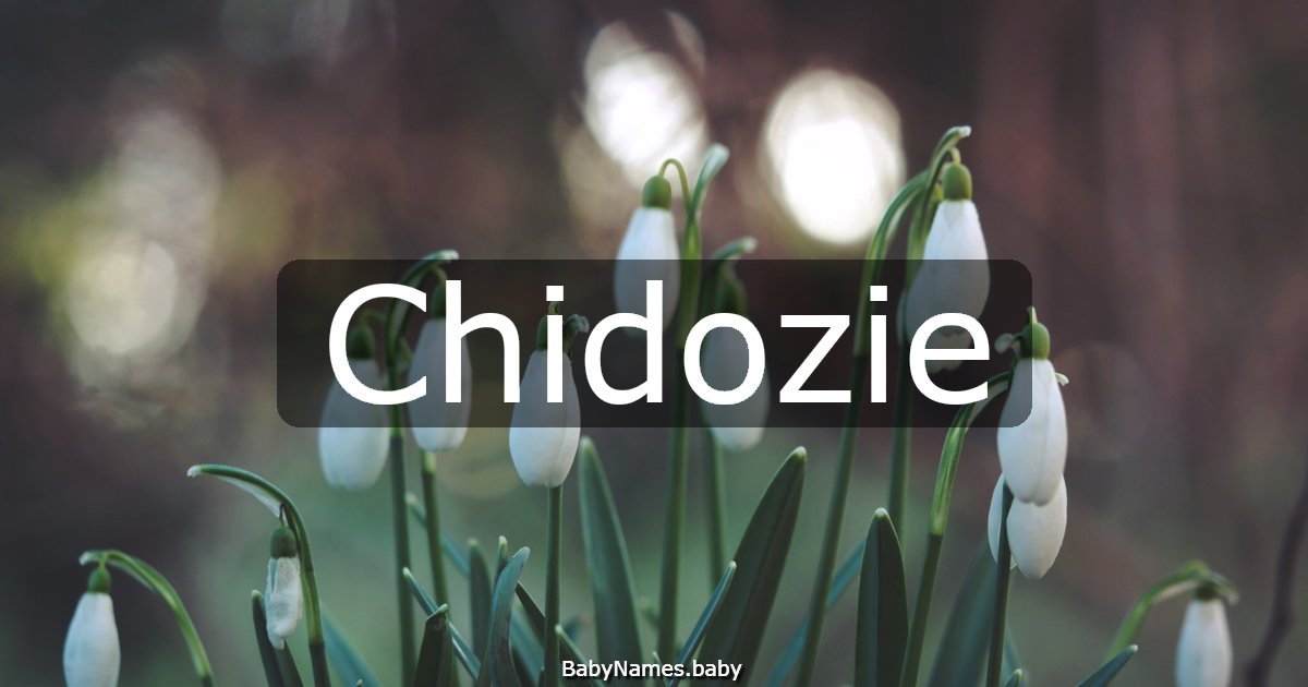 Chidozie