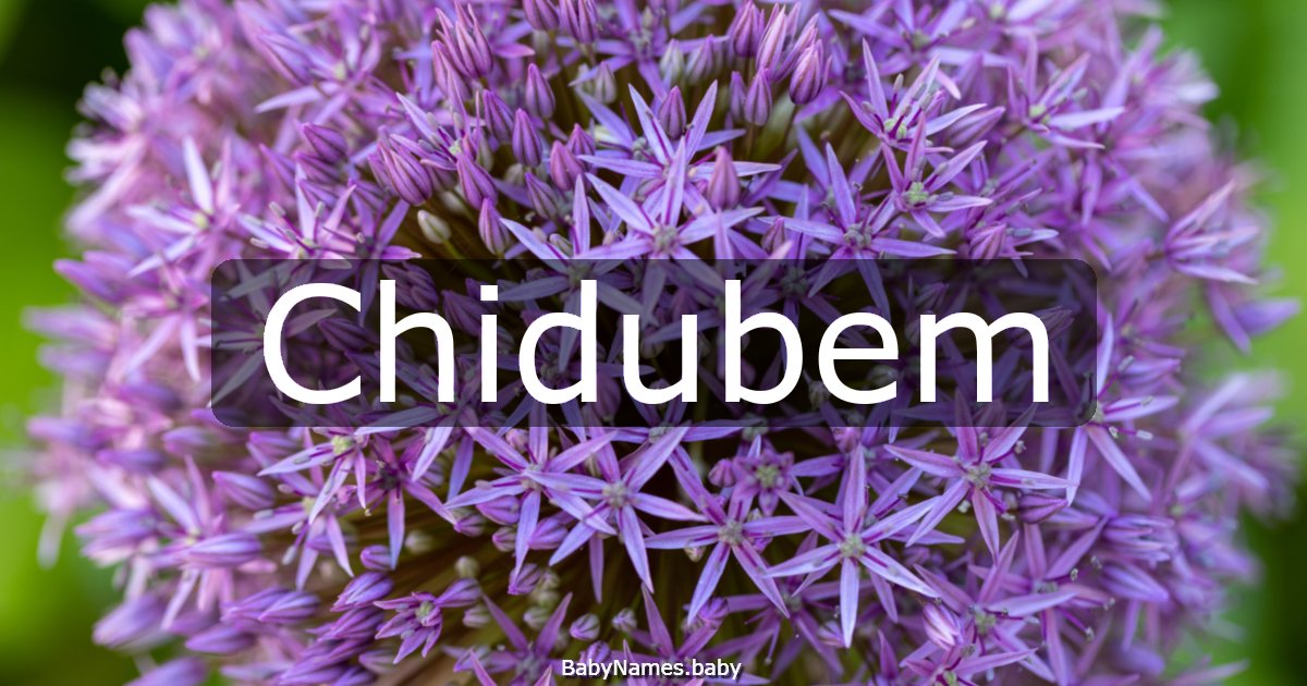 Chidubem