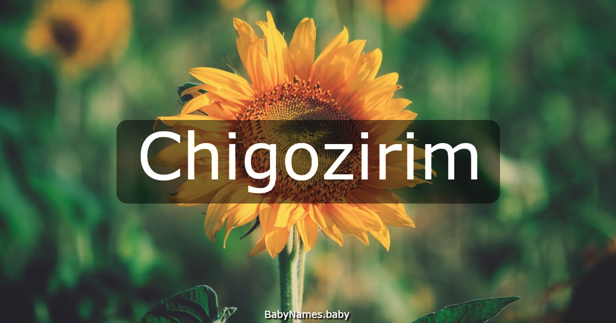 Chigozirim