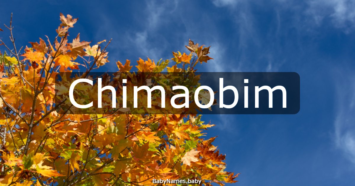 Chimaobim