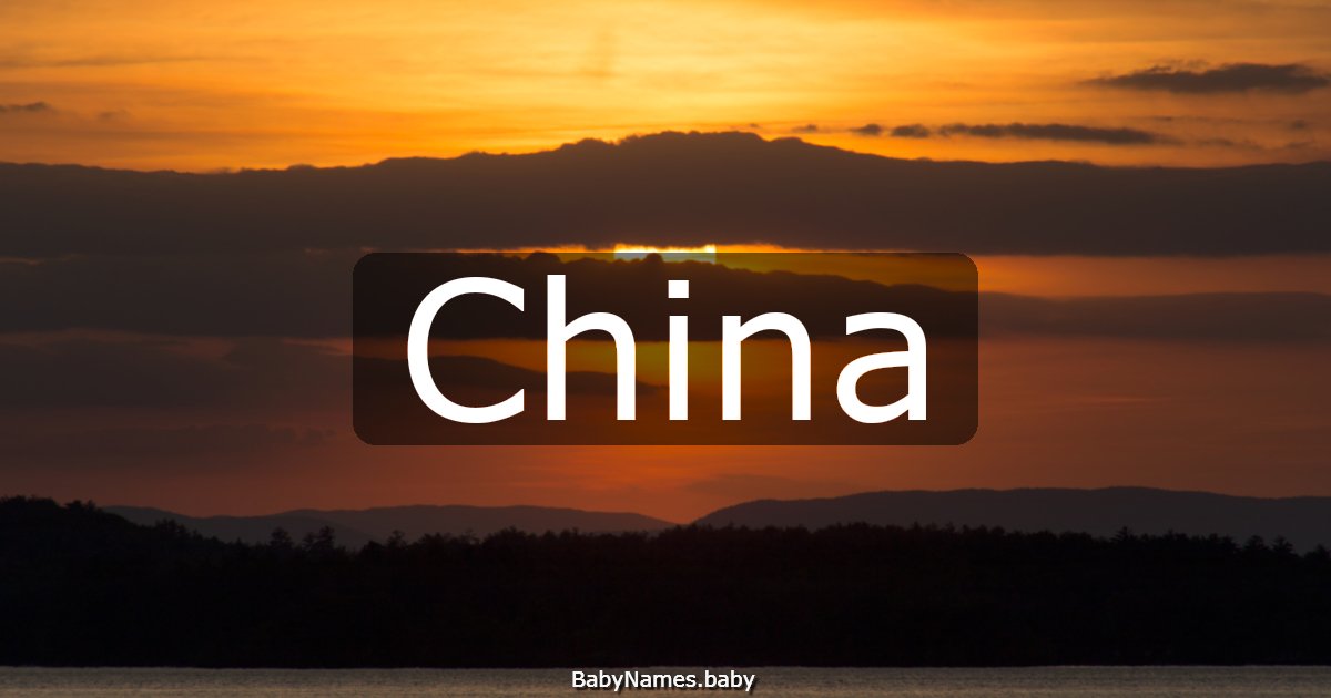 China