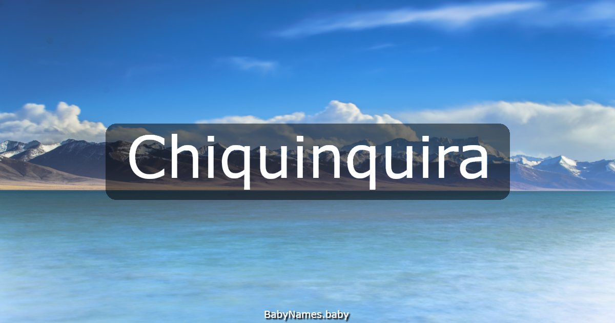Chiquinquira