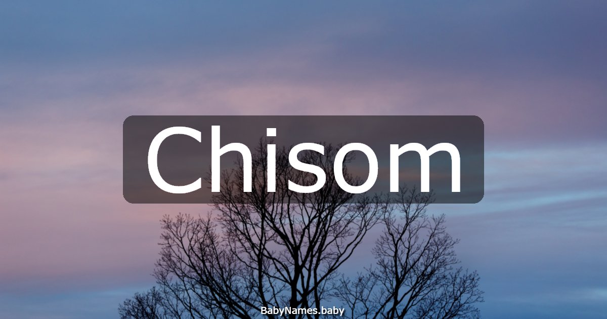 Chisom