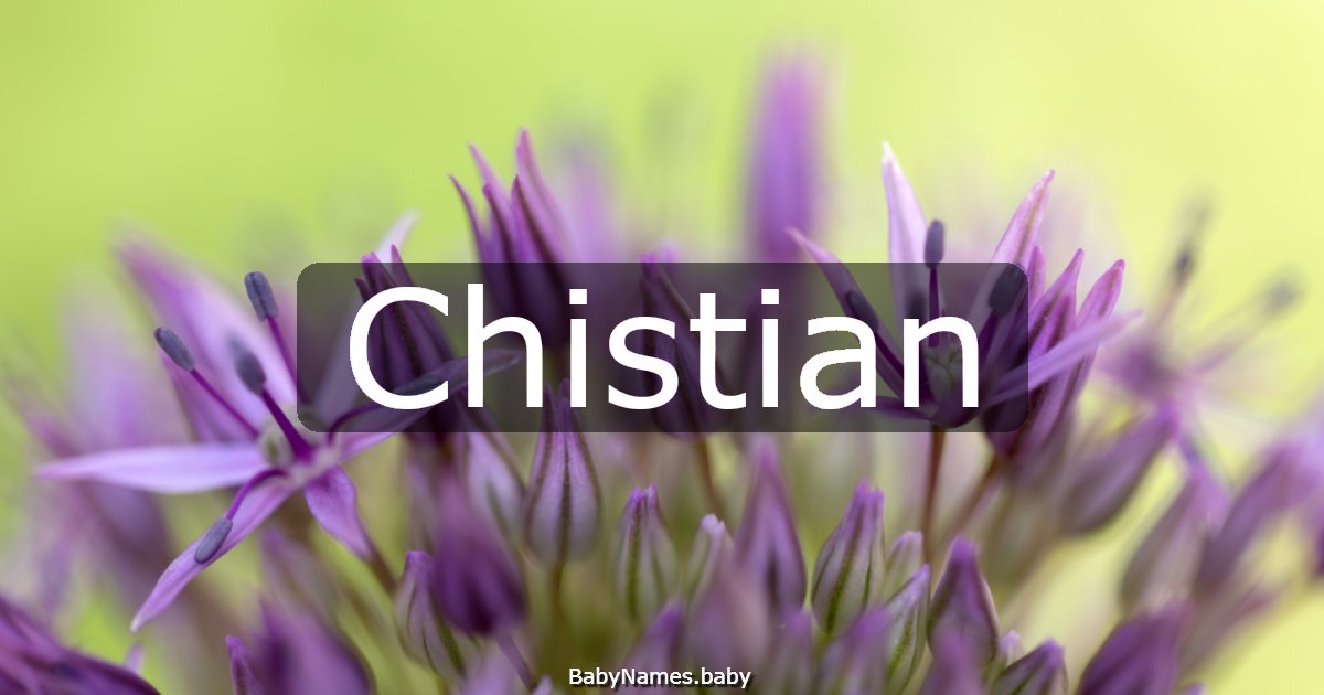 Chistian