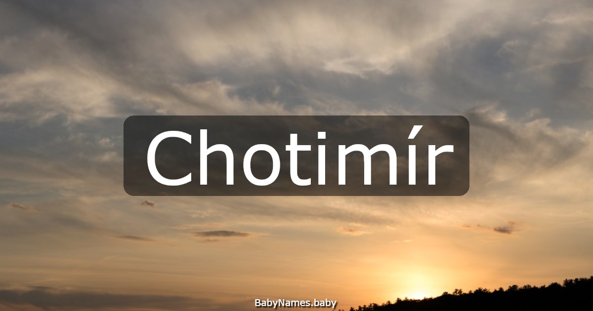 Chotimír