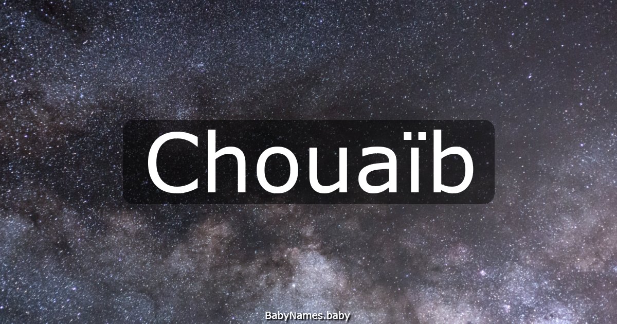 Chouaïb