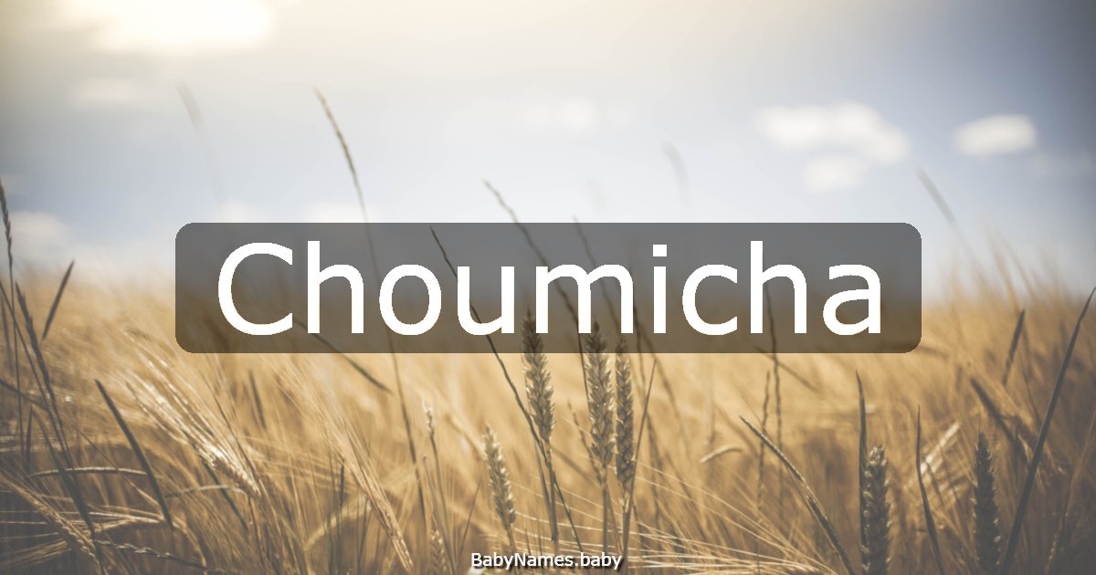 Choumicha