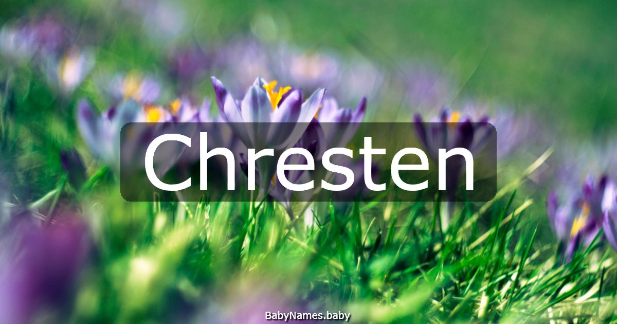 Chresten