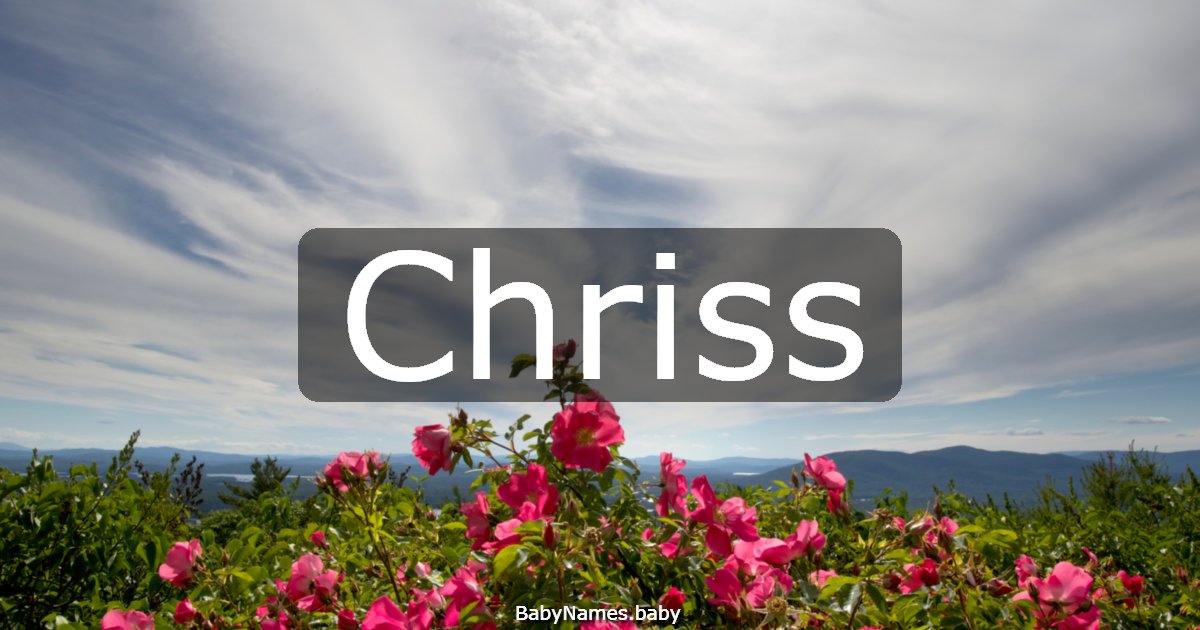Chriss