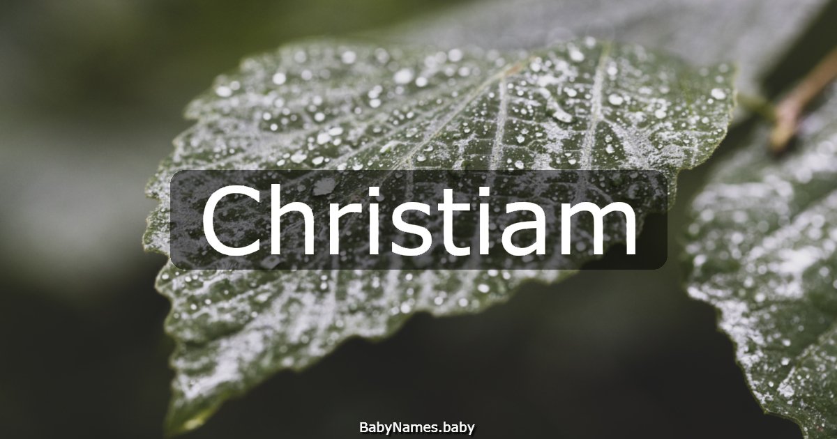 Christiam