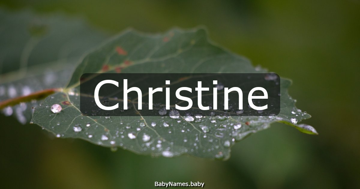 Christine