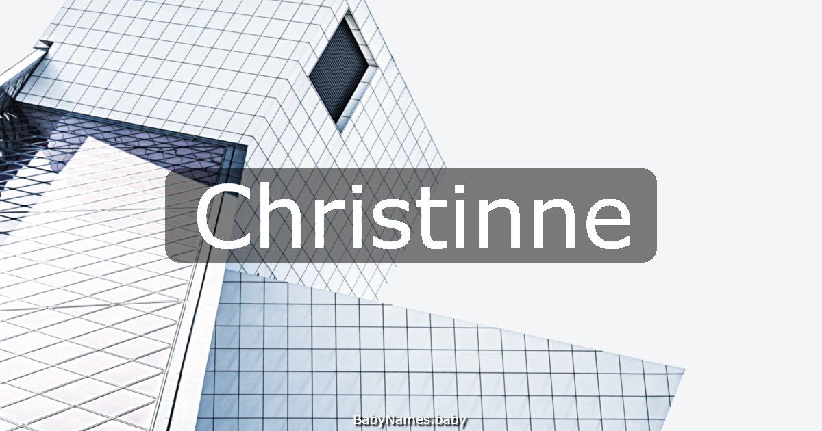 Christinne