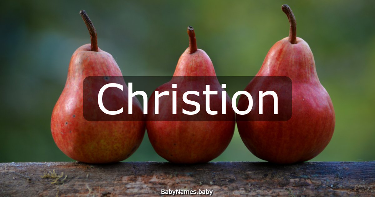 Christion