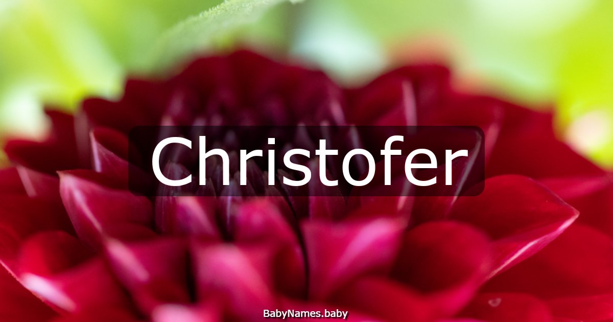 Christofer