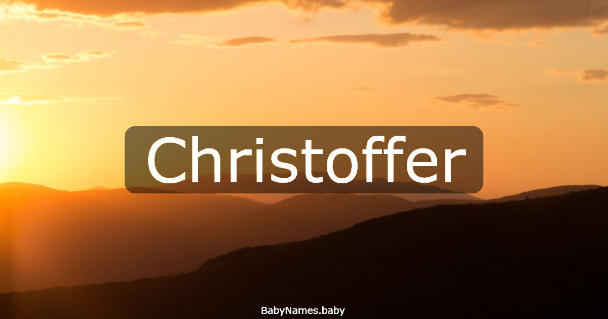 Christoffer
