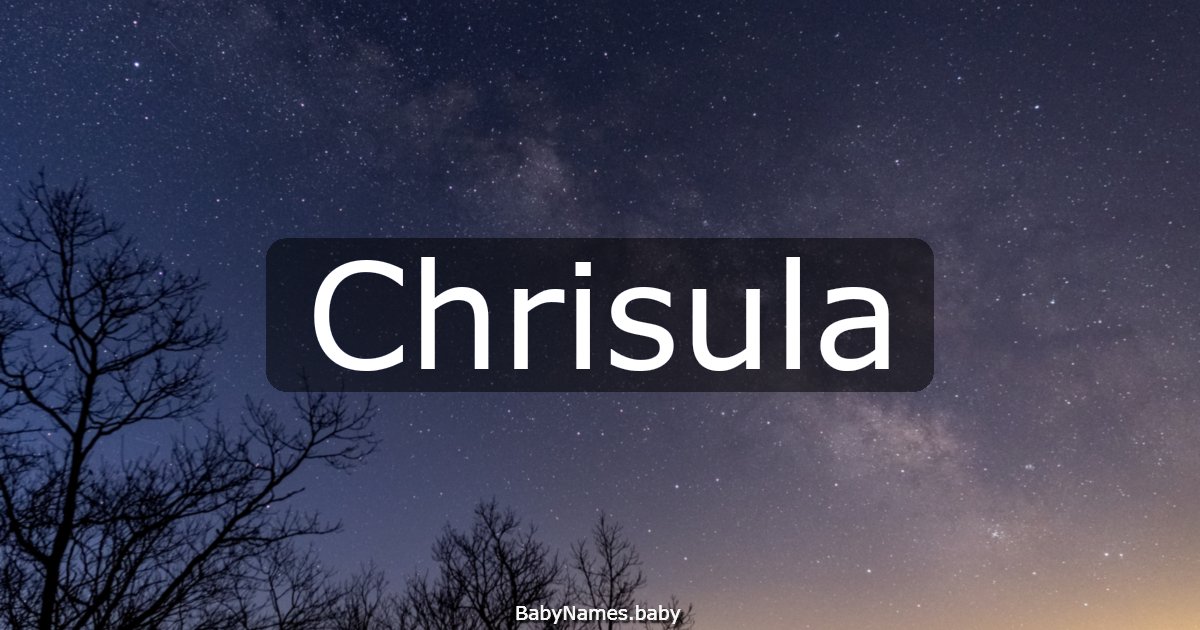 Chrisula