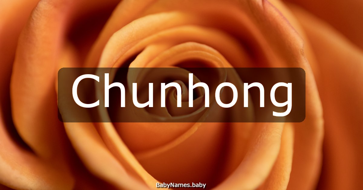 Chunhong