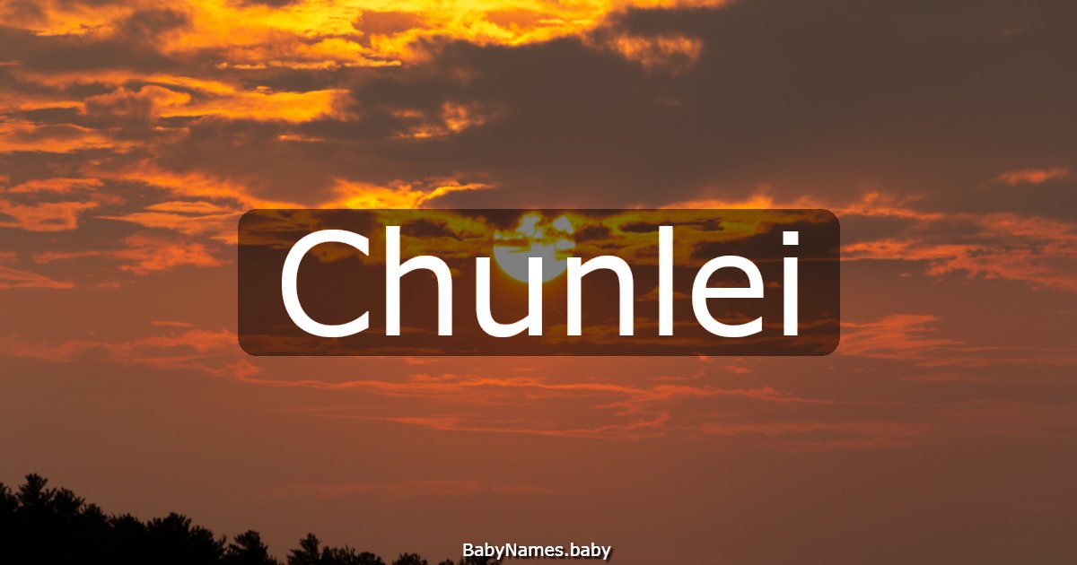 Chunlei