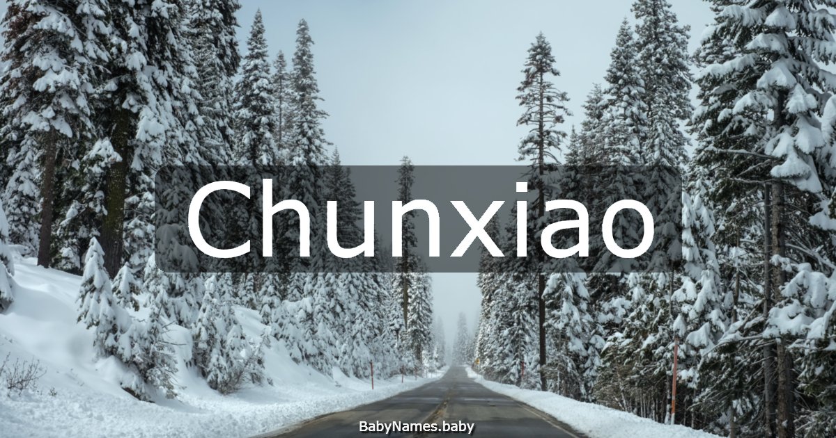 Chunxiao