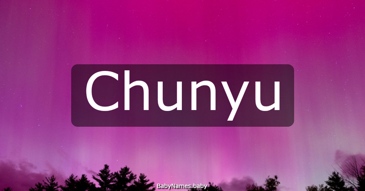 Chunyu