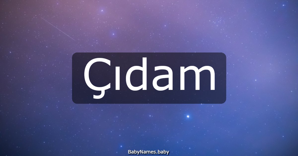 Çıdam