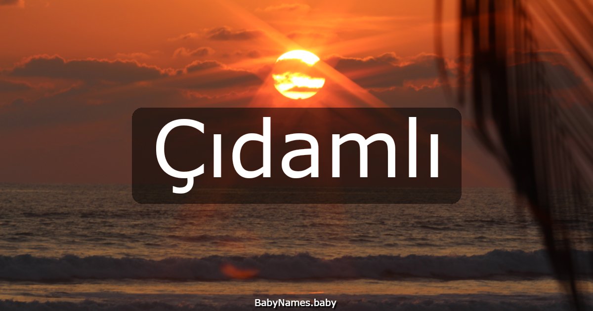 Çıdamlı