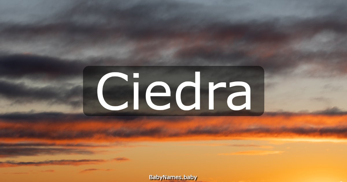 Ciedra