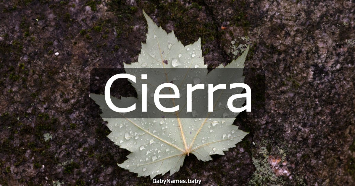 Cierra