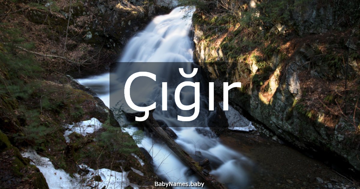 Çığır