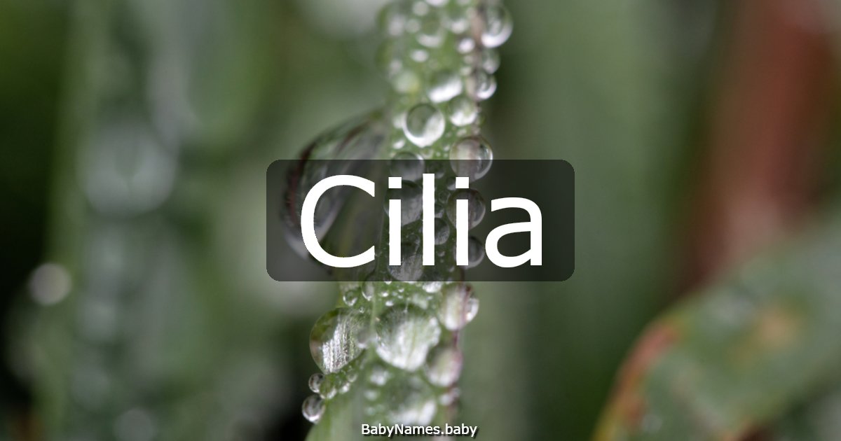Cilia