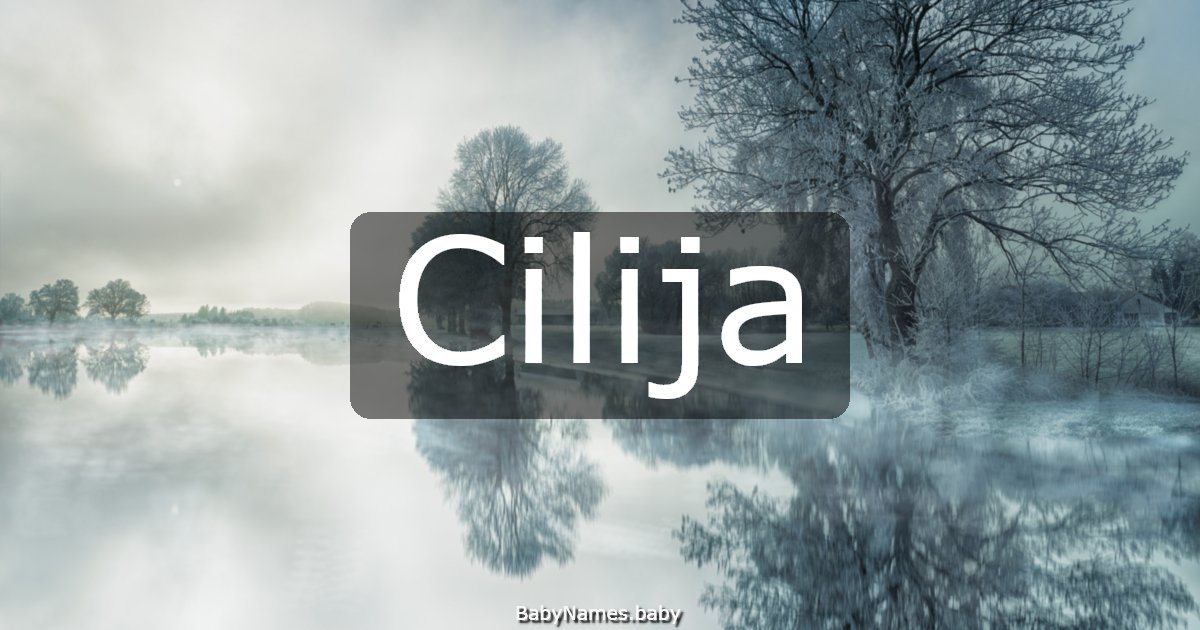 Cilija