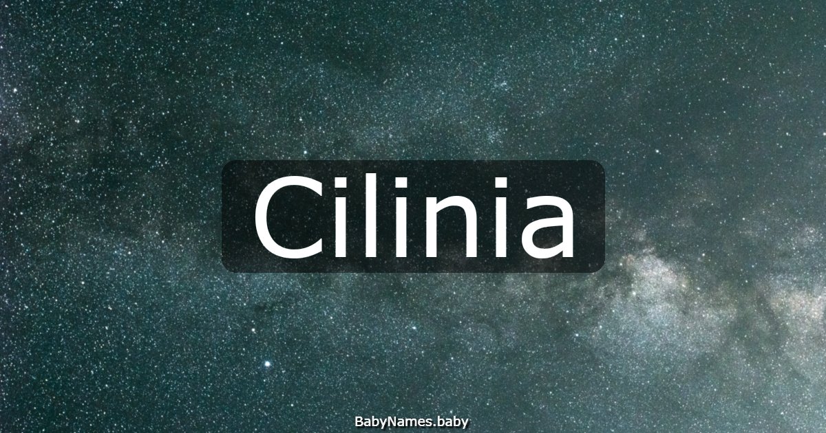 Cilinia