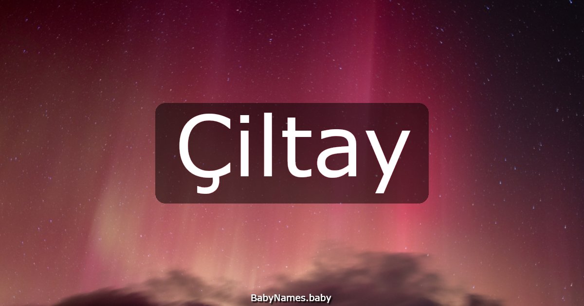Çiltay